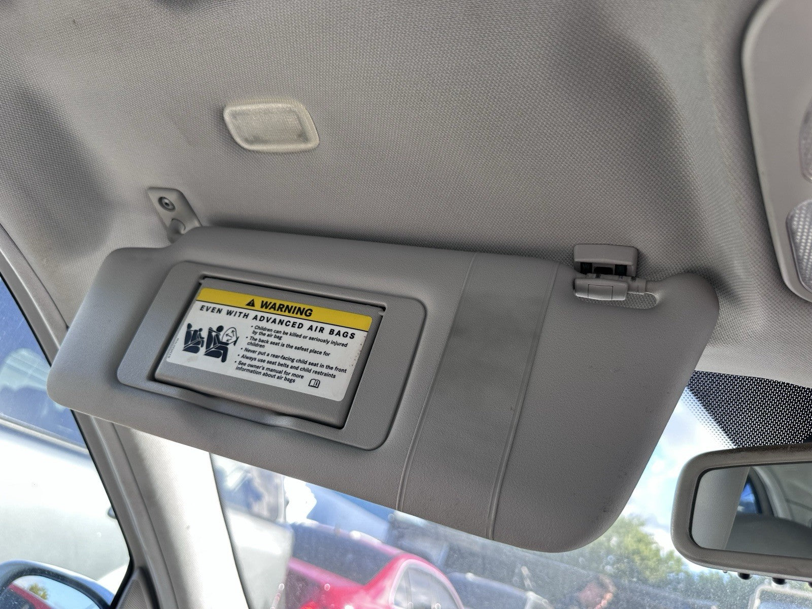 OEM 2006-2007 Mercedes C230 Driver and Passenger Side Sun Visor Gray