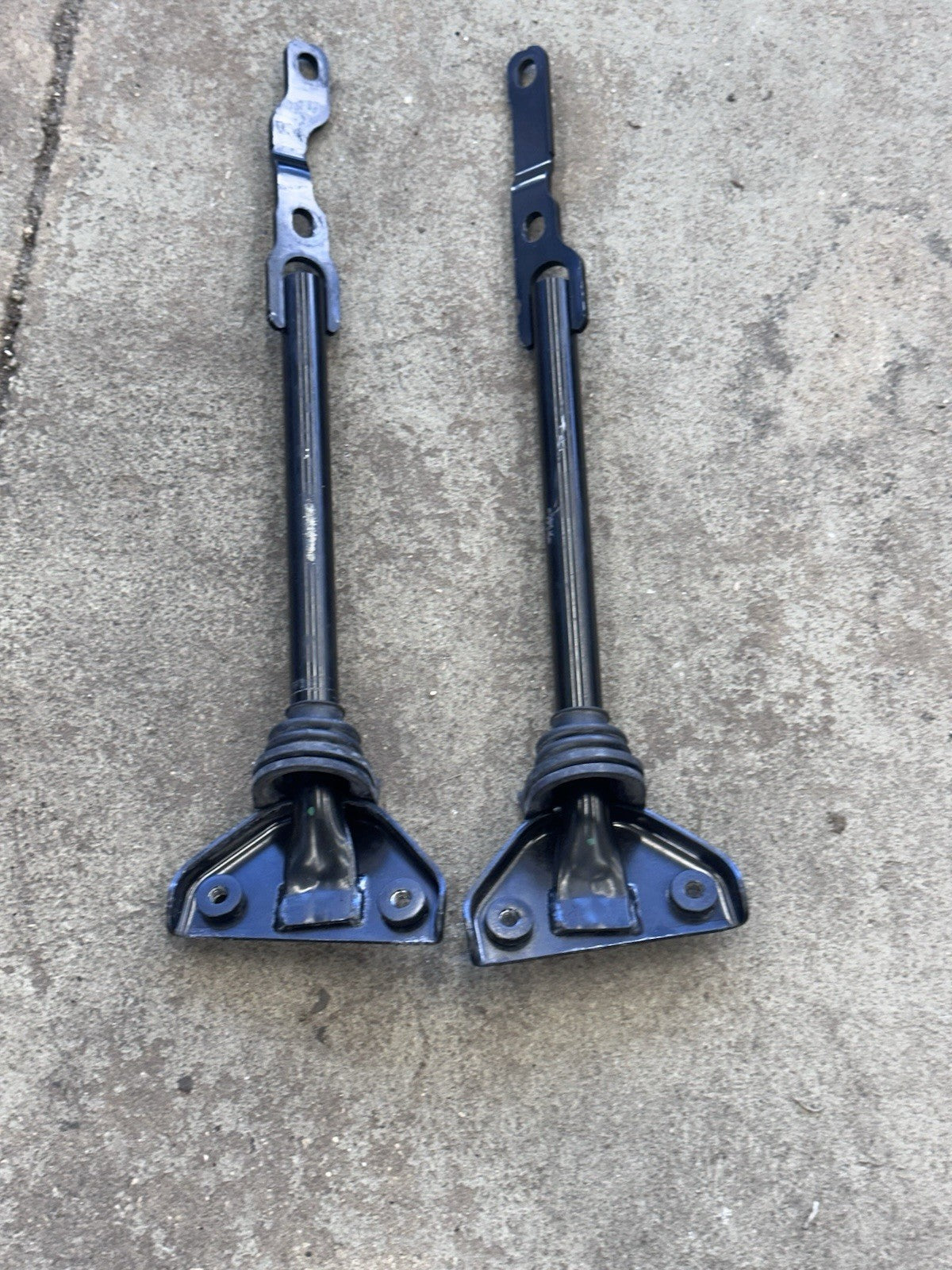 10-15 Jaguar XJL X351 Front Left & Right Side Engine Compartment Brace Set OEM