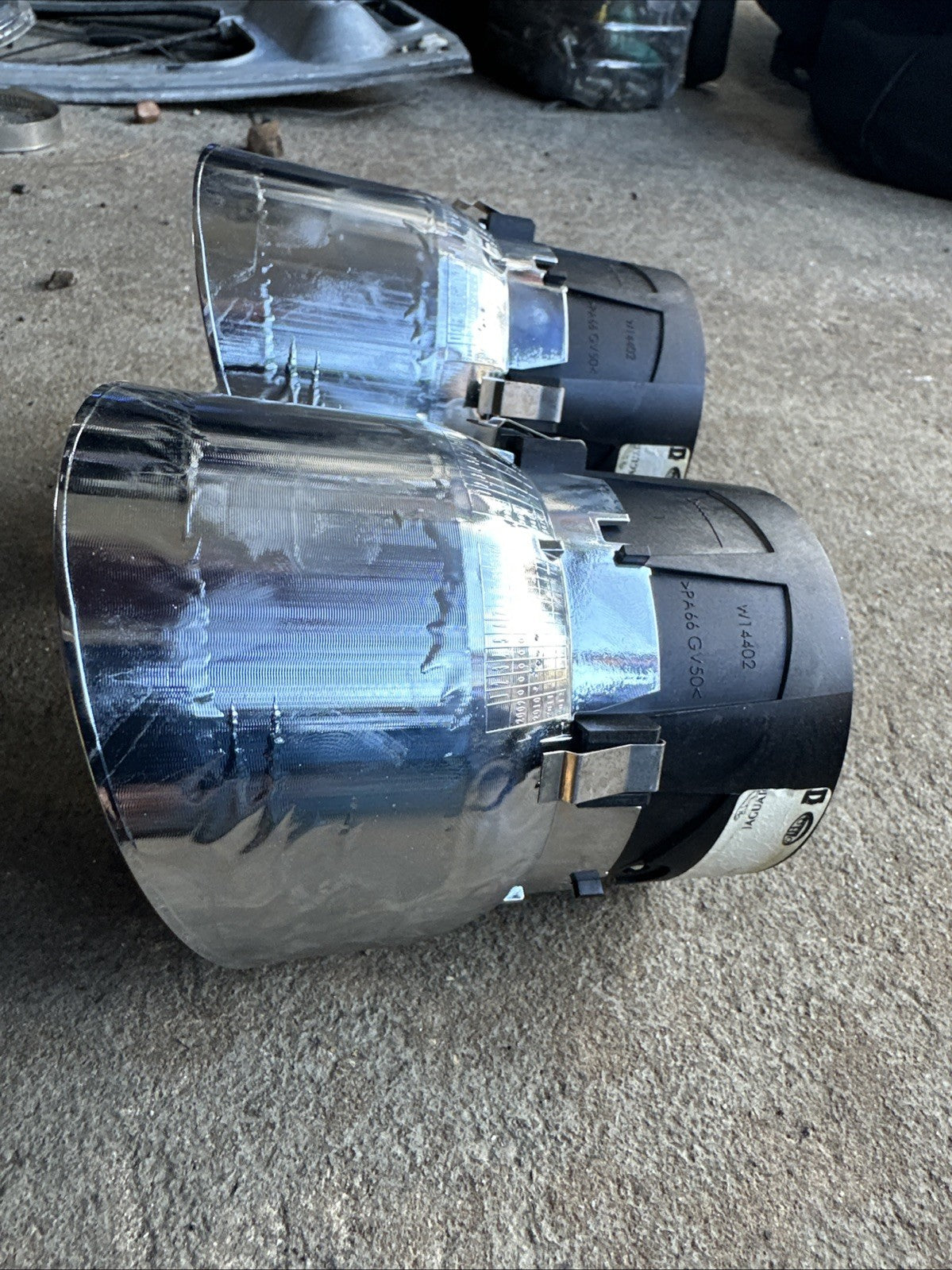 10-19 Jaguar X351 XJ XJR Dash Dashboard Air Conditioning Air Center Vents 2p OEM