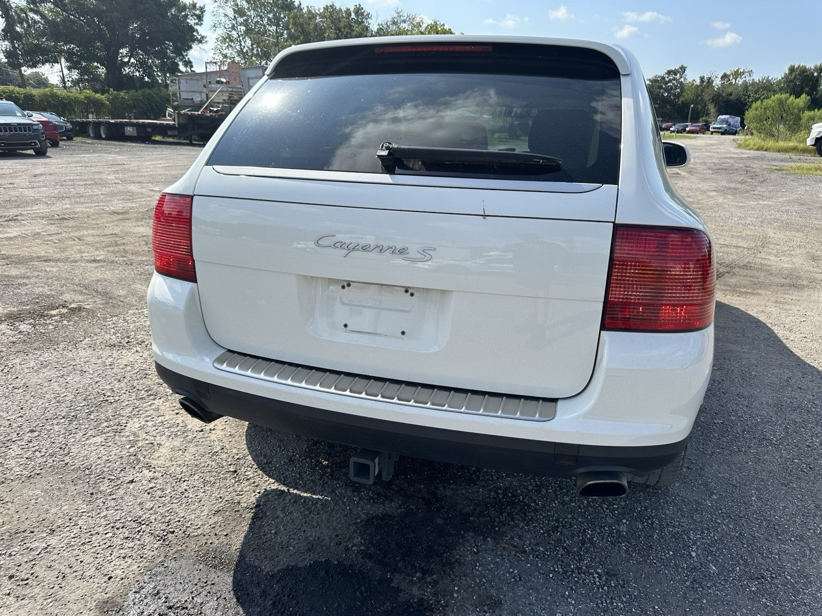 2003 - 2010 PORSCHE CAYENNE OEM TRAILER REAR TOW HITCH REINFORCEMENT BAR