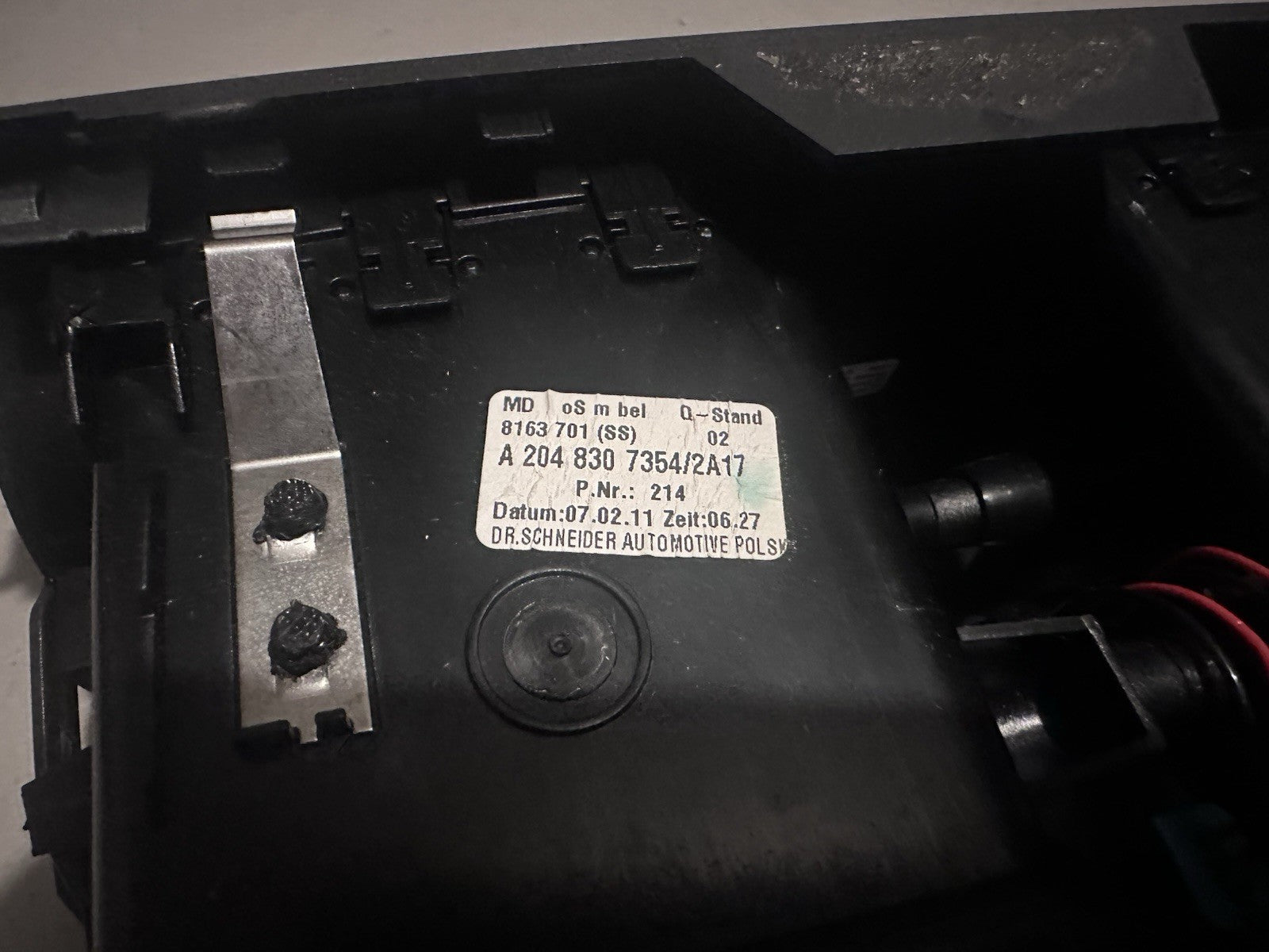 2011 MERCEDES C-CLASS Center Dash Air Vent2008-2011a2048307354