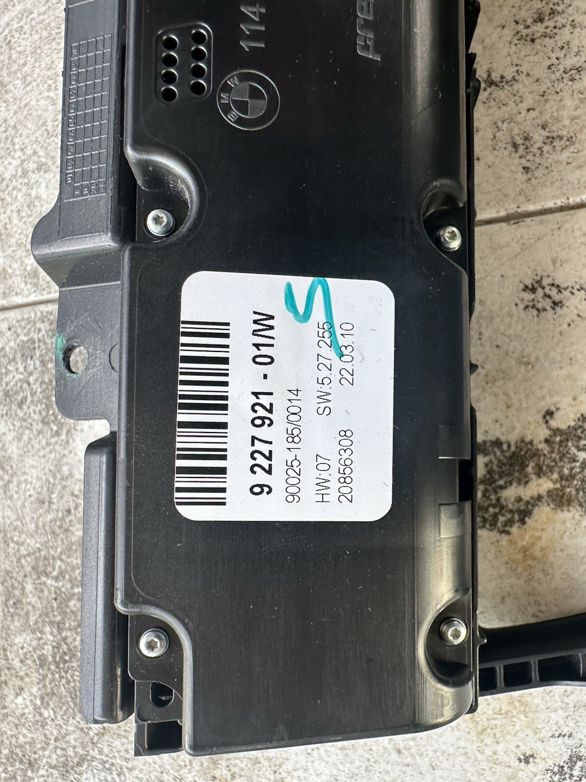 07-13 BMW X5 Climate Control W/ Bezel Panel Temperature Unit A/C Heater