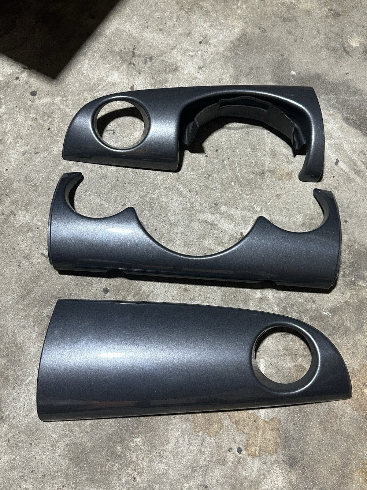 Mini Cooper 3-Piece Dash Trim Set Silver 2005-2008 R50 R52 R53 495