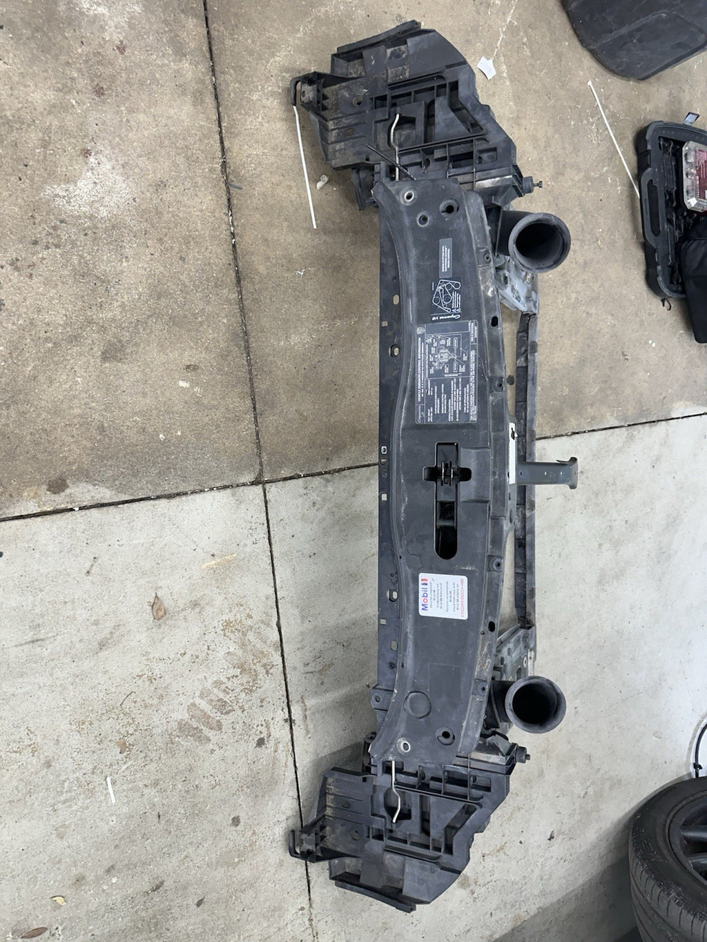 03-10 Porsche Cayenne 955 957 Front Radiator Core Support Frame Bracket OEM