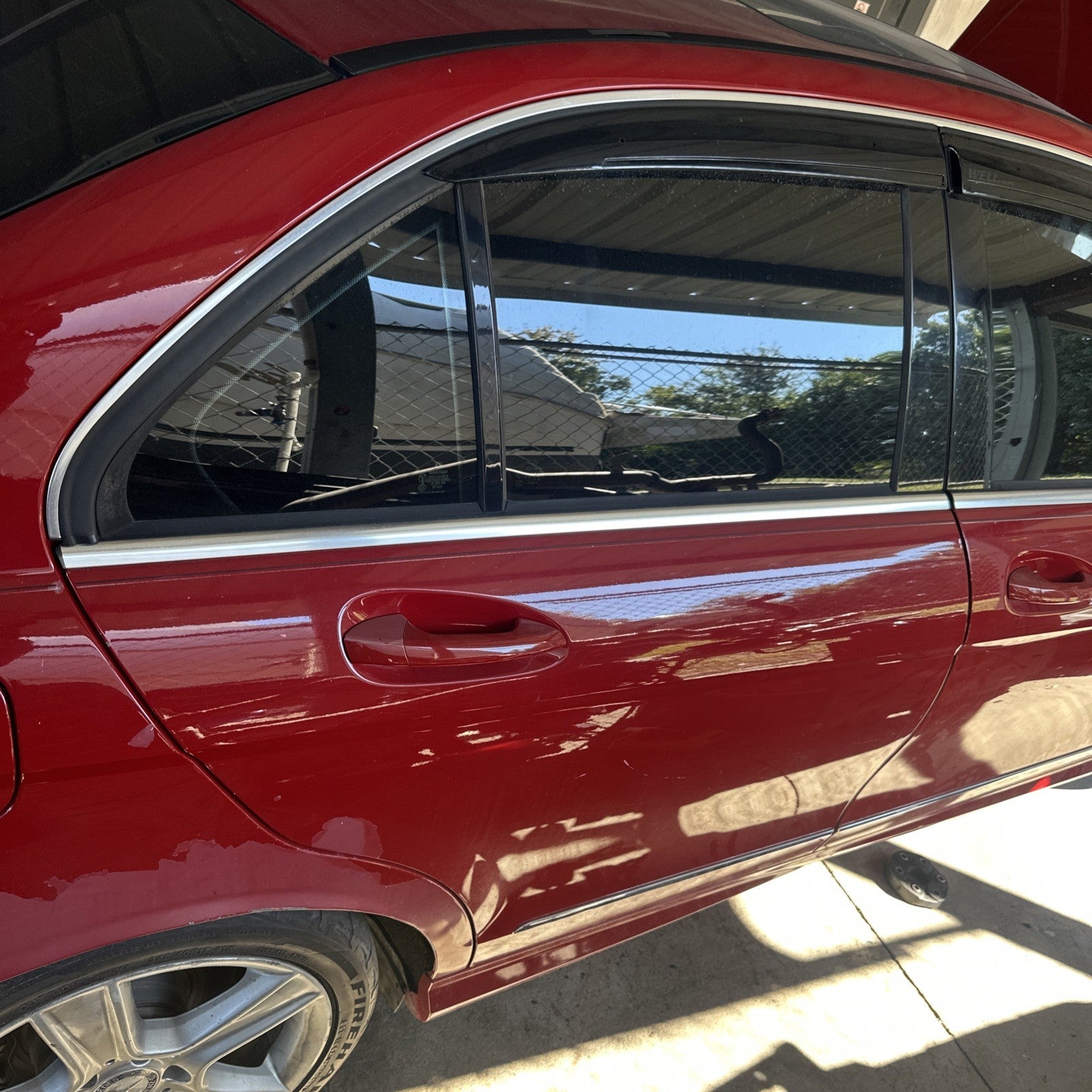 REAR DOOR C230 C250 C300 C350 C63 08 09 10 11 12 13 14 Right Red