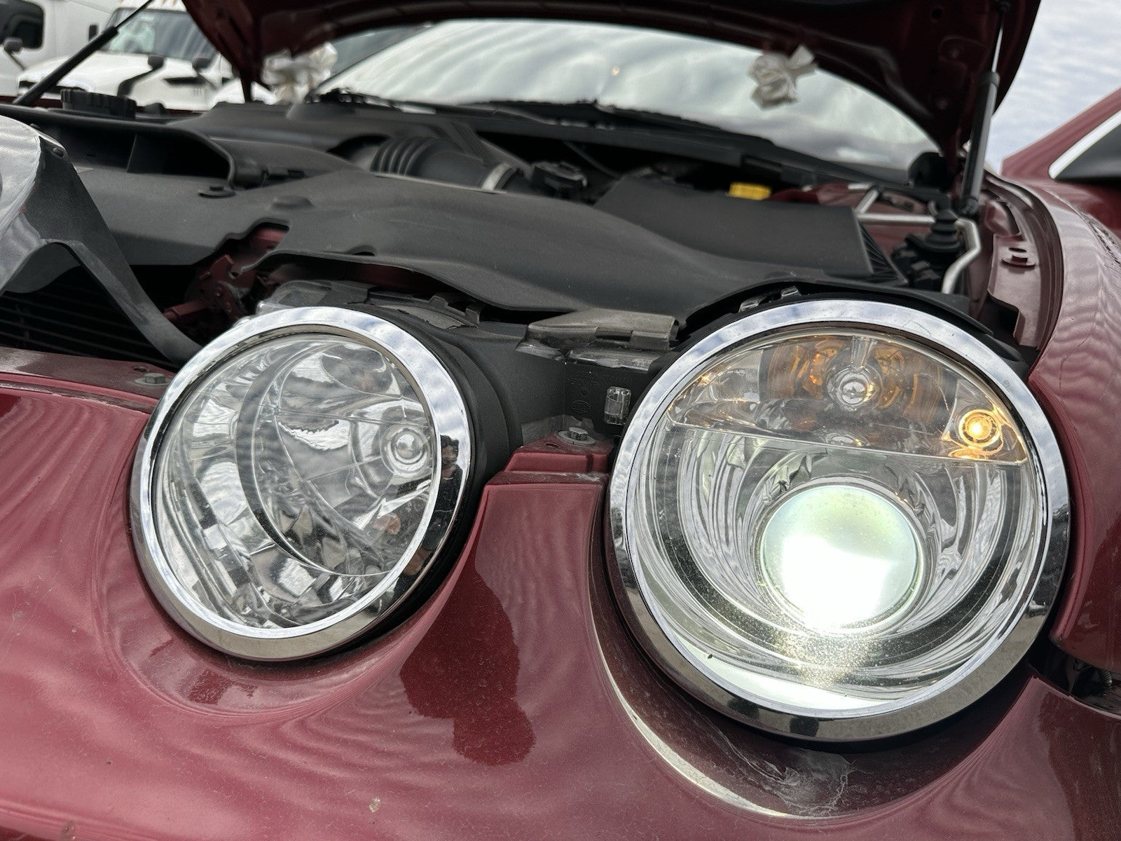 2003 - 08 JAGUAR S-TYPE HEADLIGHT Lamp DRIVER SIDE XENON OEM COMPLETE 87K Tested