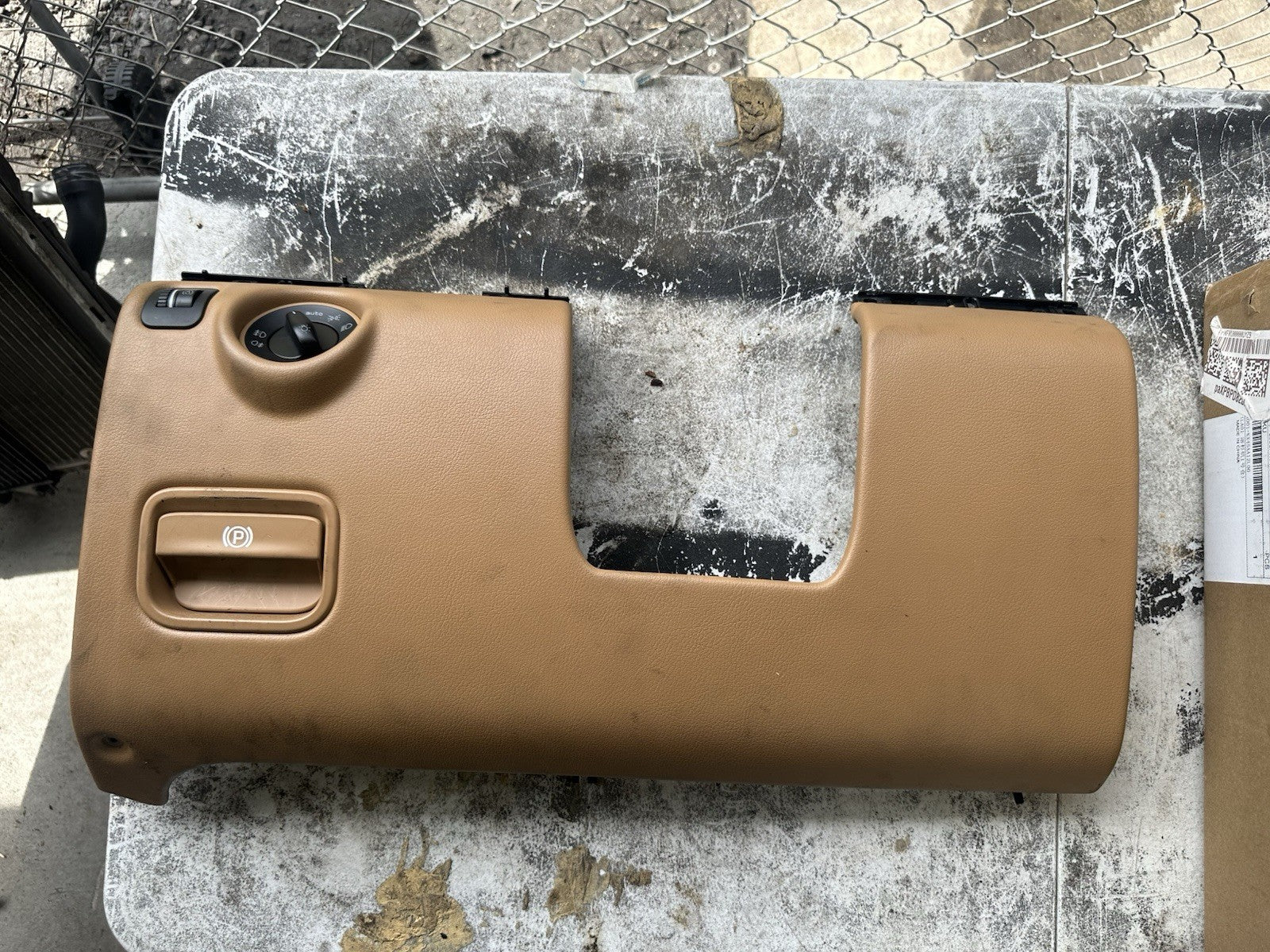 07 08 09 10 Porsche Cayenne Column dash cower lower OEM 7L5941289