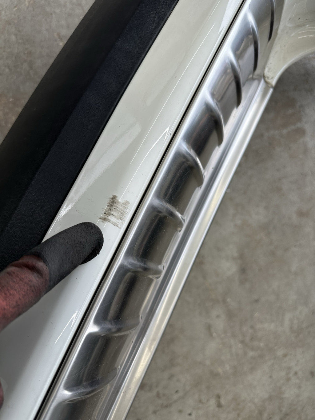 2003-2006 Porsche Cayenne Rear Bumper Cover 95550541102G2X OEM Used