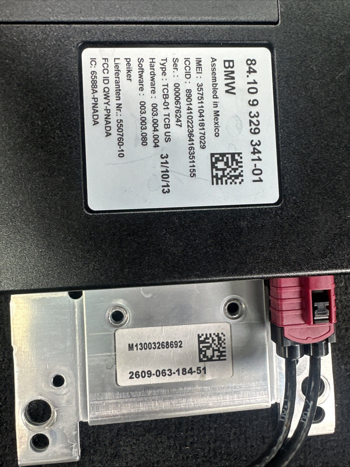 BMW Telematics Bluetooth Control Module OEM 84.10 9 329 341-01