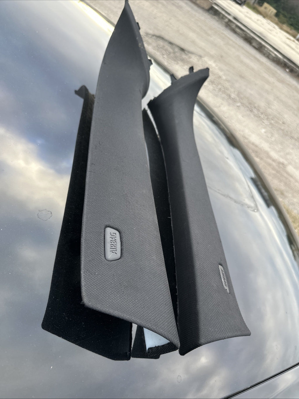 2014-2018 BMW X5 F15 FRONT LEFT SIDE WINDSHIELD A PILLAR COVER TRIM PANEL OEM