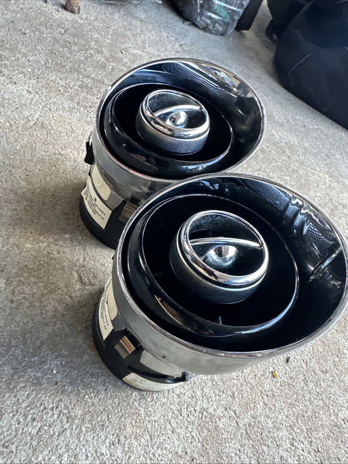 10-19 Jaguar X351 XJ XJR Dash Dashboard Air Conditioning Air Center Vents 2p OEM