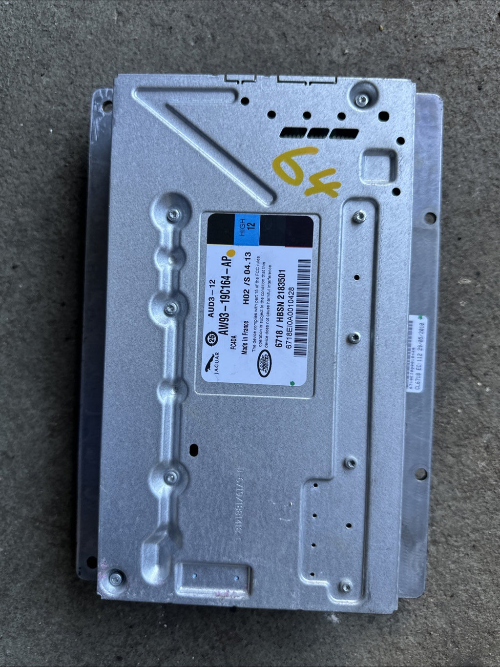 OEM 2010-2015 Jaguar XJ 5.0L Amplifier Amp  AW93-19C164-AP Tested