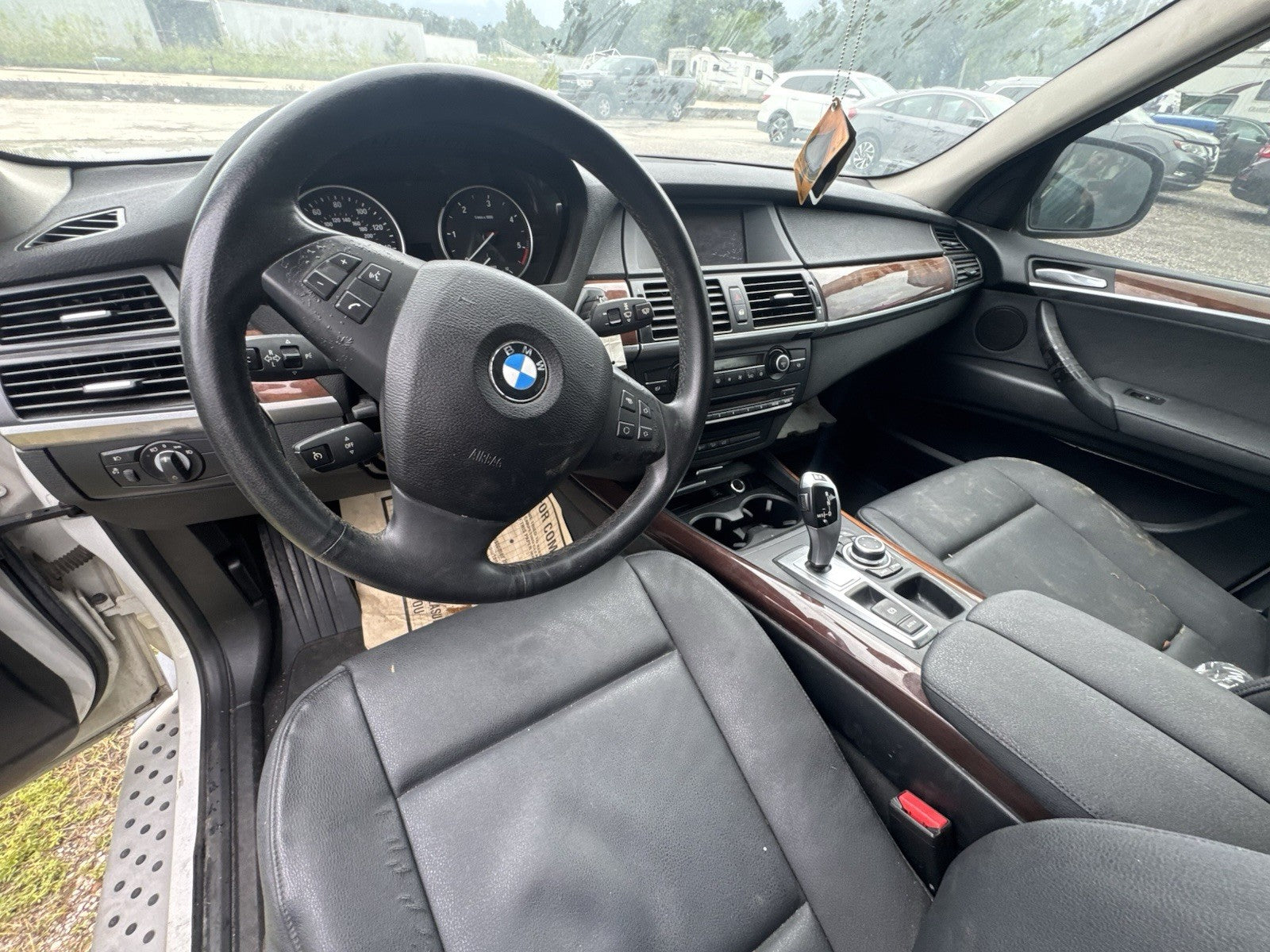 BMW SPORTS MULTIFUNCTIONAL HEATED STEERING WHEEL BLACK LEATHER E70 X5 07-13