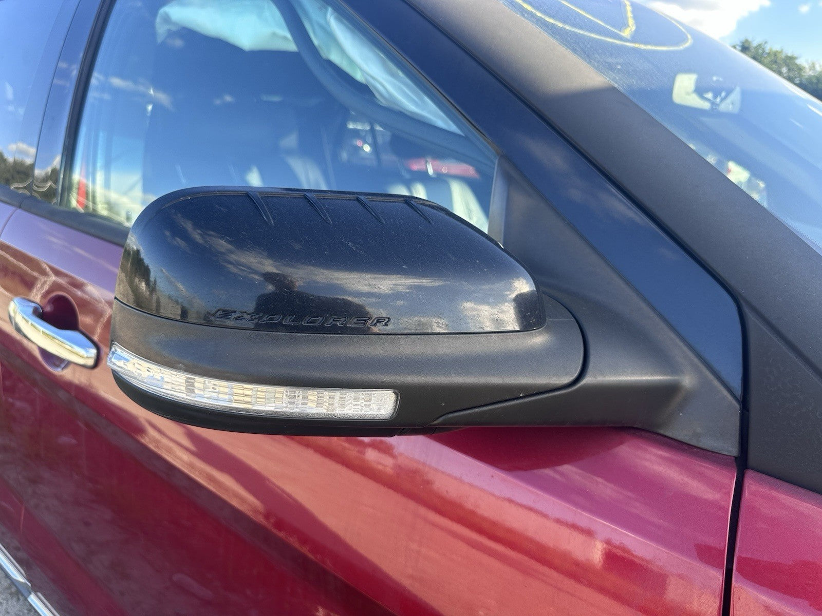 2011 2015 Ford Explorer Front Right Passenger Side View Mirror Assembly Oem