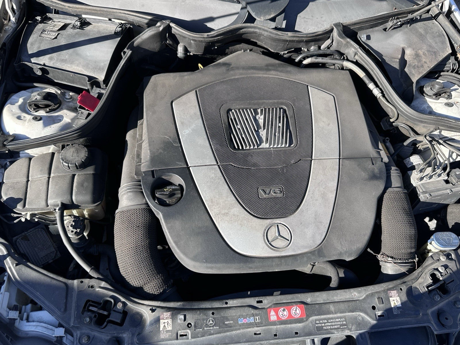 03-06 Mercedes CLK320 C230 C250 W209 Engine Radiator Cooling Fan Motor Oem