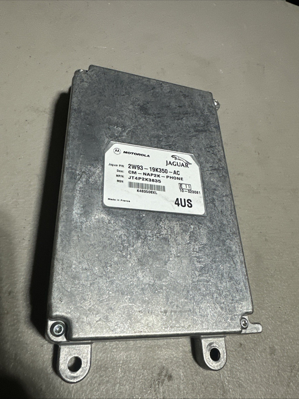 2005-2008 Jaguar X-Type Voice Communication Module ID 2W93-19K350-AC OEM