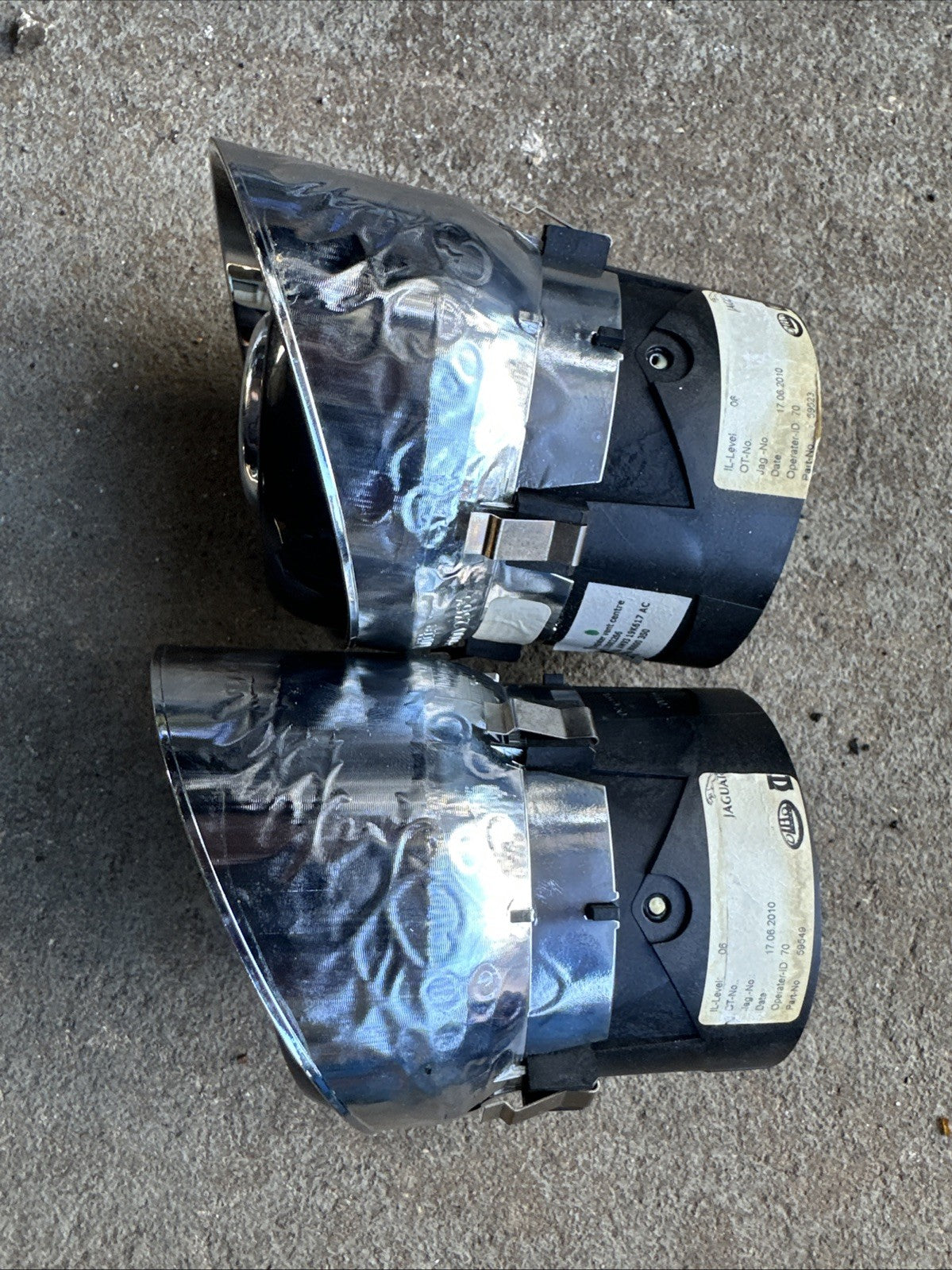 10-19 Jaguar X351 XJ XJR Dash Dashboard Air Conditioning Air Center Vents 2p OEM