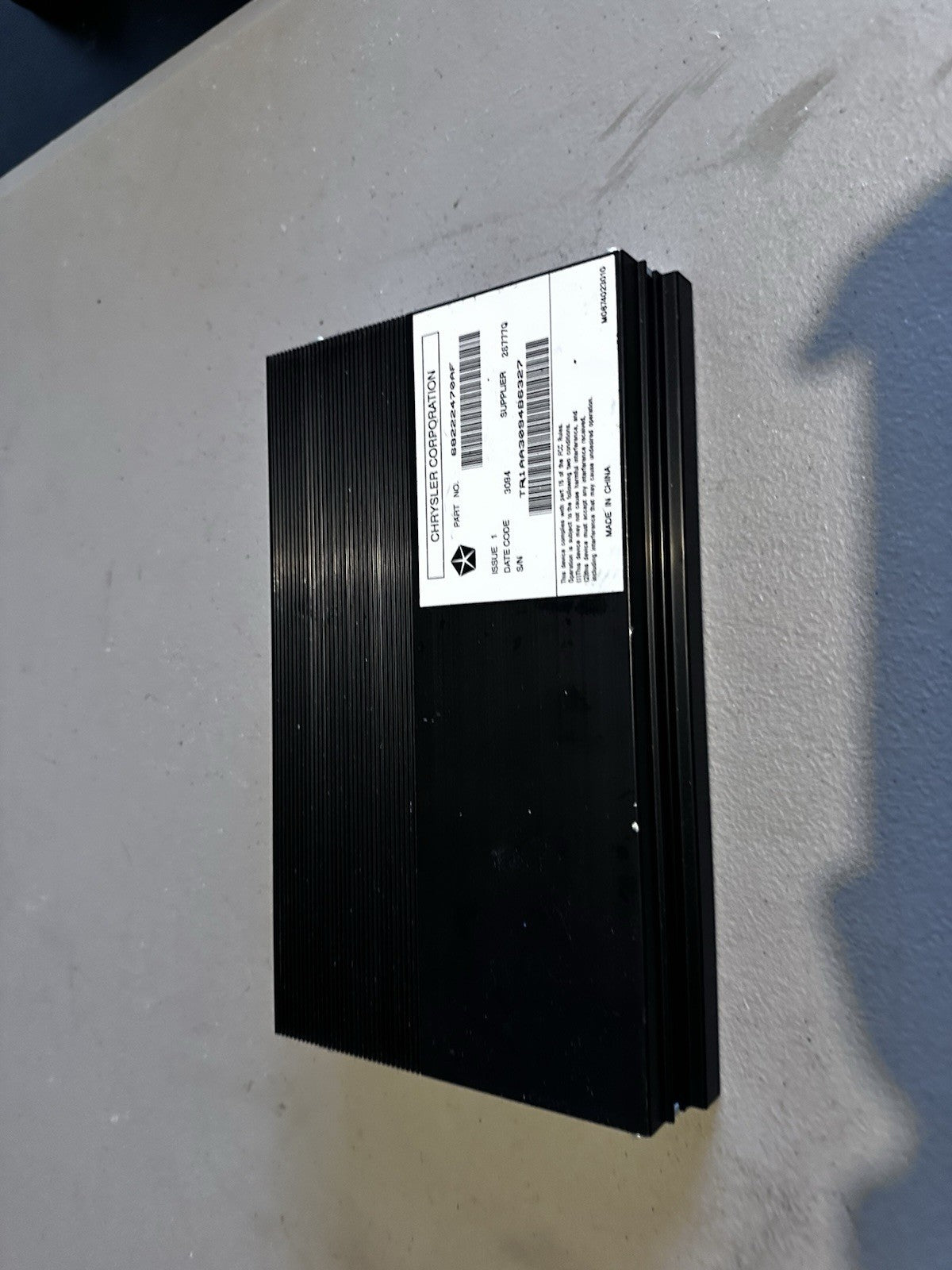 2012-2014 DODGE CHARGER AUDIO STEREO RADIO AMP AMPLIFIER 276 WATT OEM