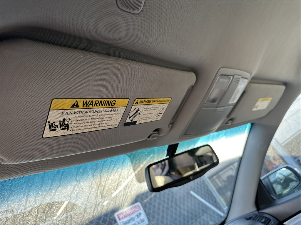 2011-2015 Kia Sorento Gray Sun Visor Left Right Set Pair Side OEM