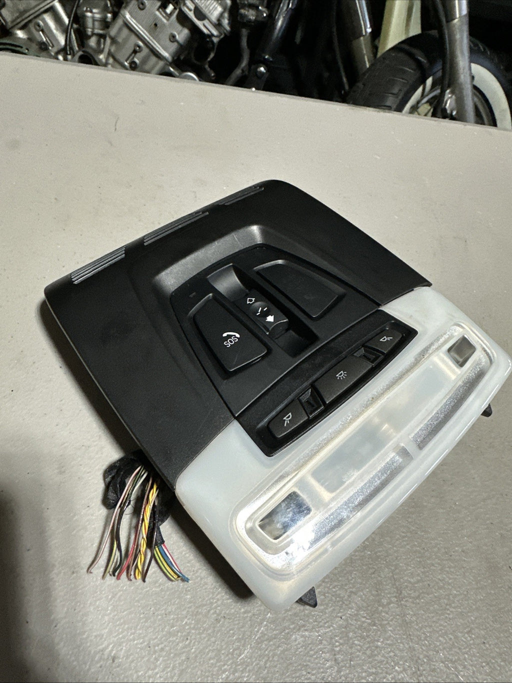 OEM 2014-2018 BMW F30 430i Front Overhead Dome Light Lamp w/Sunroof Switch Teste