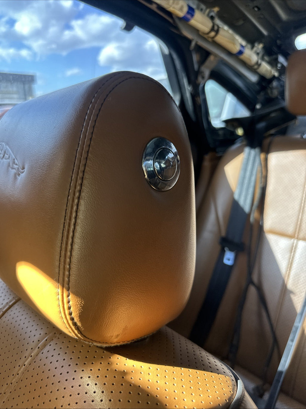 10-19 Jaguar XJL X351 XJ Front Right Passange Side Seat Headrest Head Rest OEM