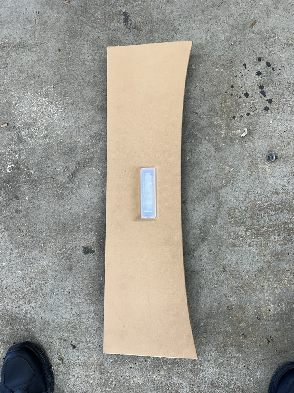 2003-2010 Porsche Cayenne Rear Trunk Roof Trim Headliner Cover Panel Beige OEM