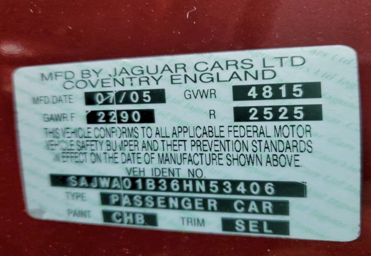 2006 2007 2008 JAGUAR S-TYPE V8 4.2 AUTOMATIC TRANSMISSION Tested 87k Miles