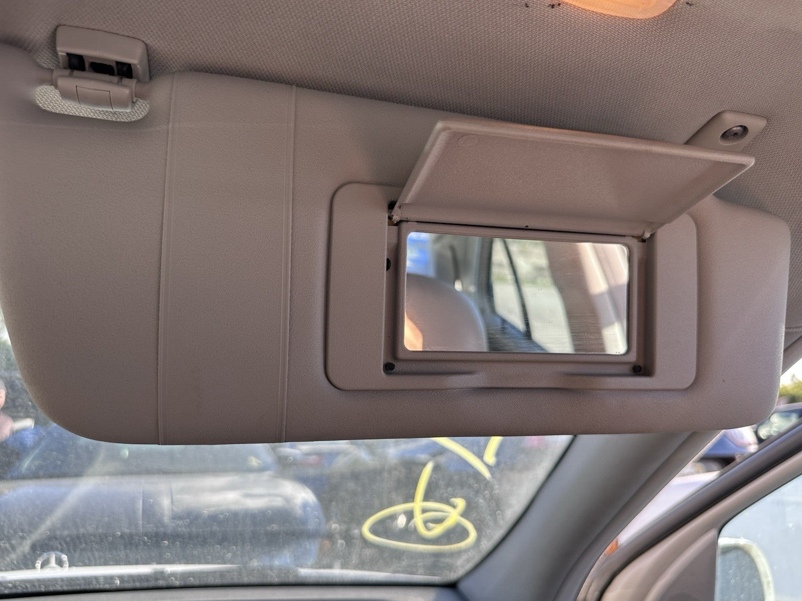 OEM 2006-2007 Mercedes C230 Driver and Passenger Side Sun Visor Gray