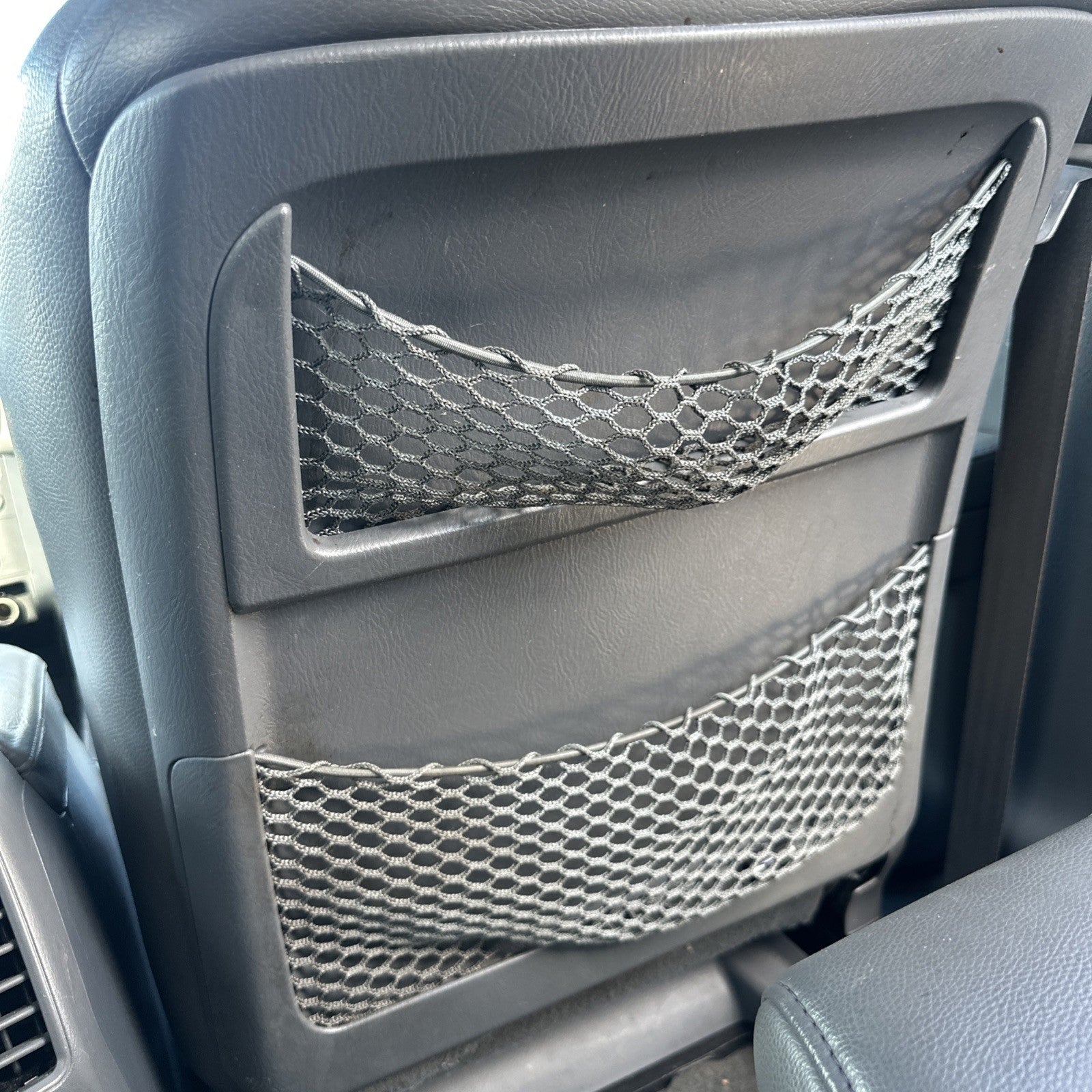2003-2008 Honda Pilot Front Right Passenger Seat Back Cover Panel Net Grey OEM