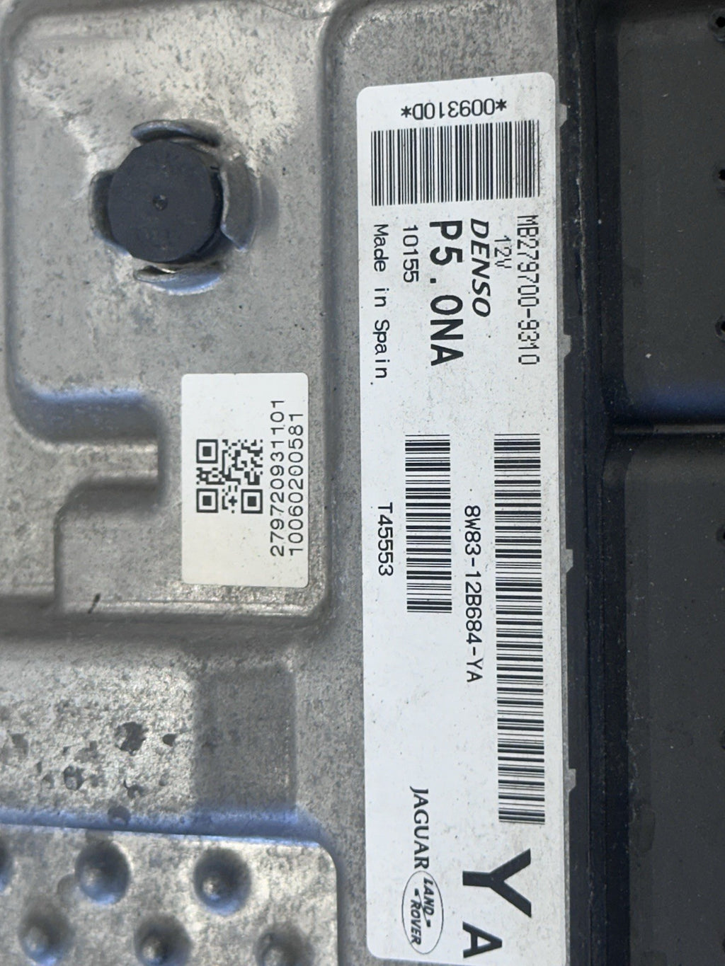 2010-2015 Jaguar Land Rover Engine Computer Module ECU ECM 8W83-12B684-YA OEM