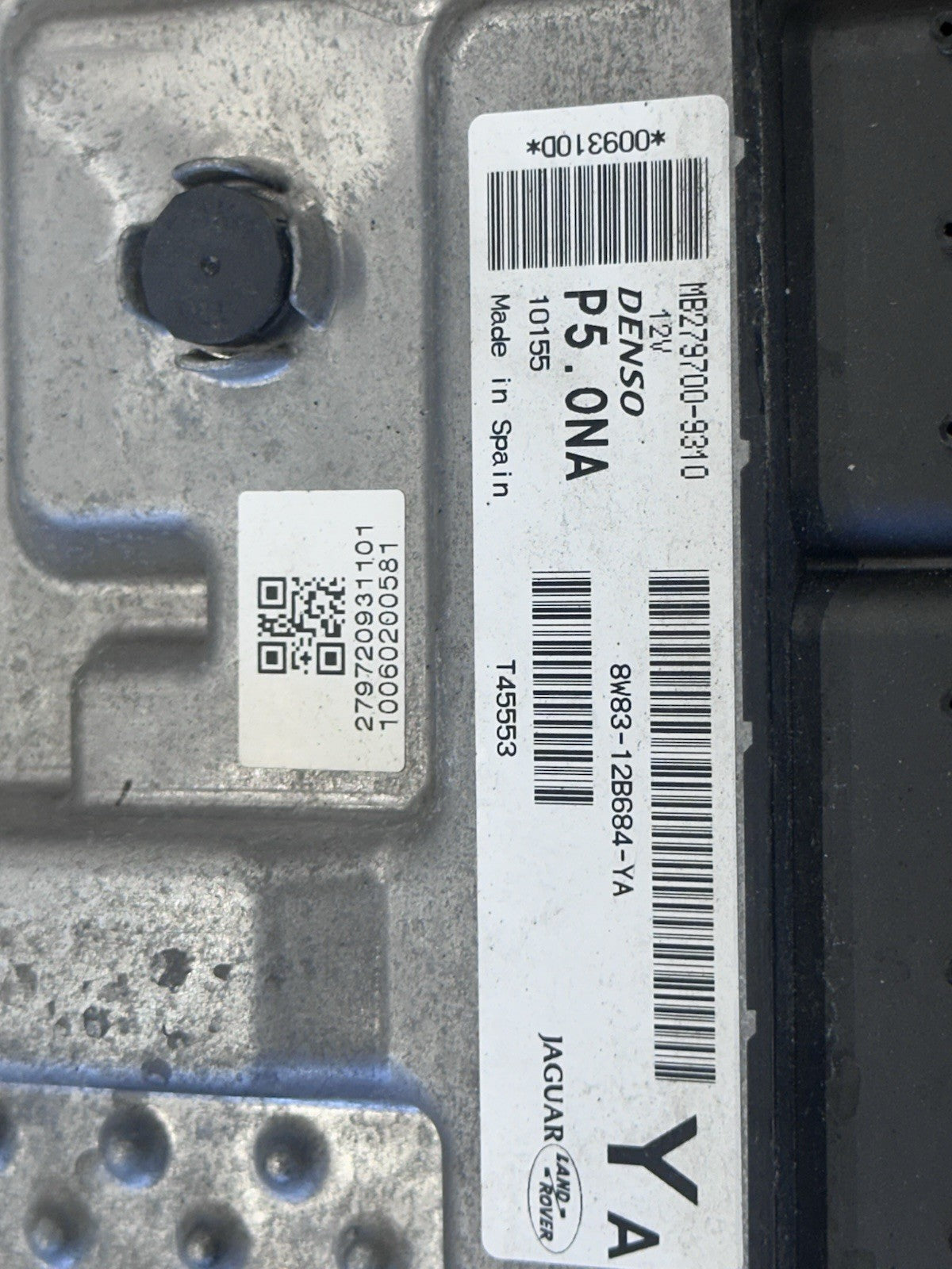 2010-2015 Jaguar Land Rover Engine Computer Module ECU ECM 8W83-12B684-YA OEM