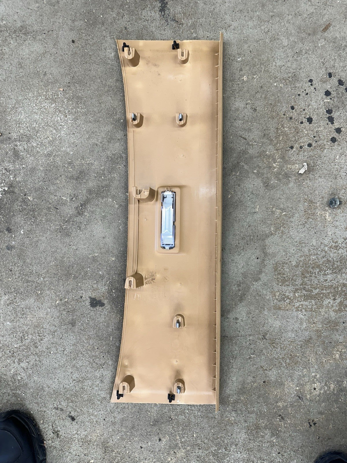 2003-2010 Porsche Cayenne Rear Trunk Roof Trim Headliner Cover Panel Beige OEM