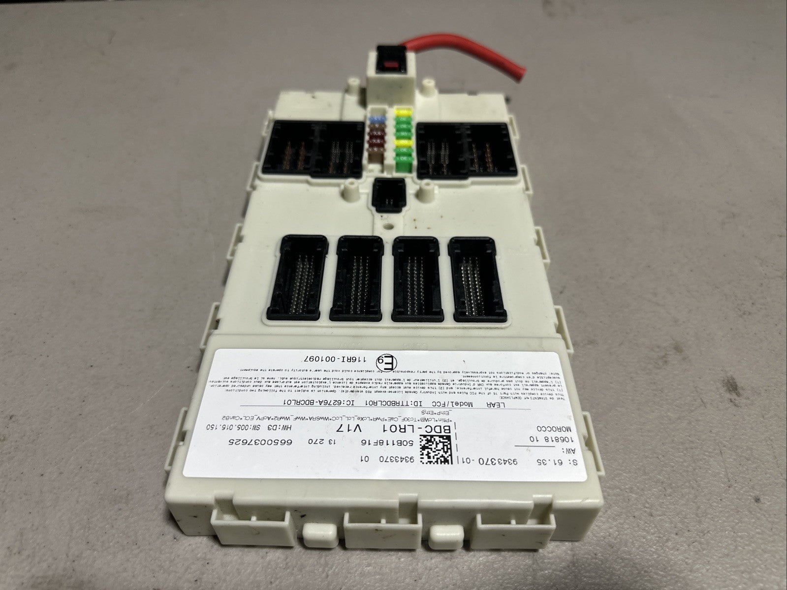 2015 MINI COOPER S F55 F56 BCM Control Module Fuse Box 9369637