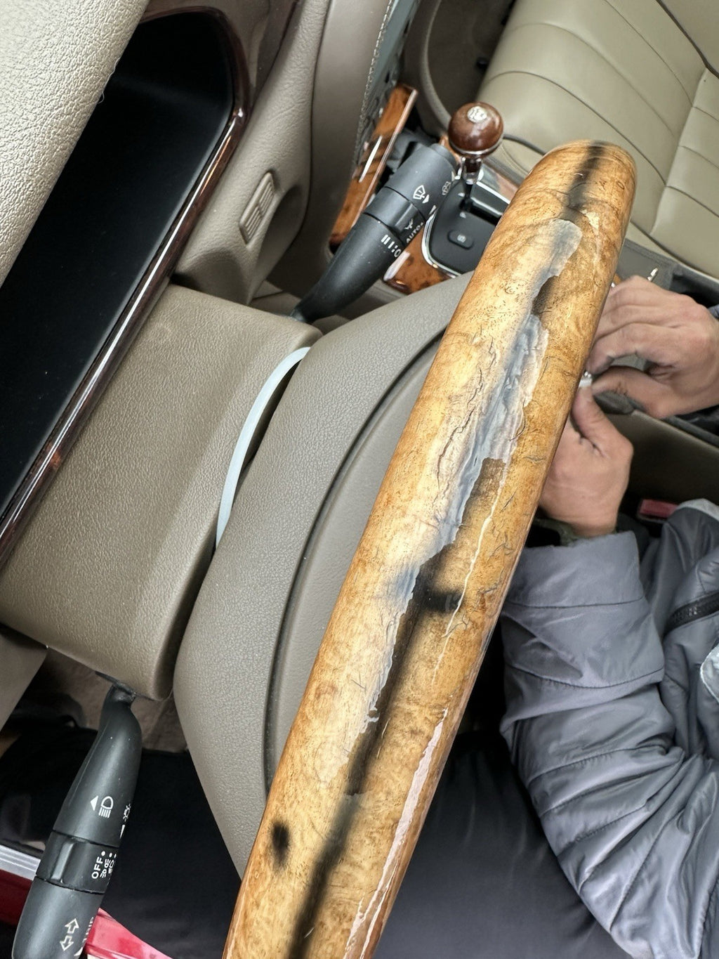 2004 2005 2006 2007 2008 2009 JAGUAR XJ8 VANDEN PLAS LEFT DRIVER STEERING WHEEL