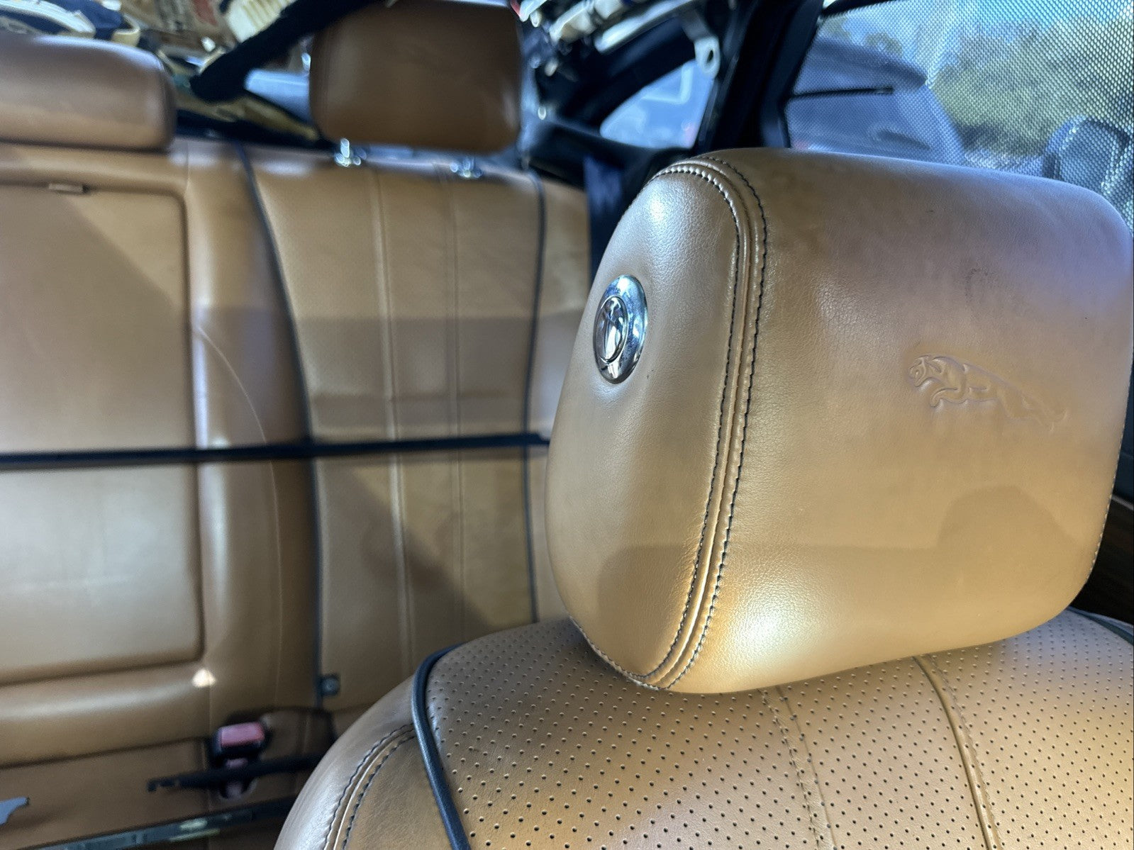 10-19 Jaguar XJL X351 XJ Front Left Driver Side Seat Headrest Head Rest OEM