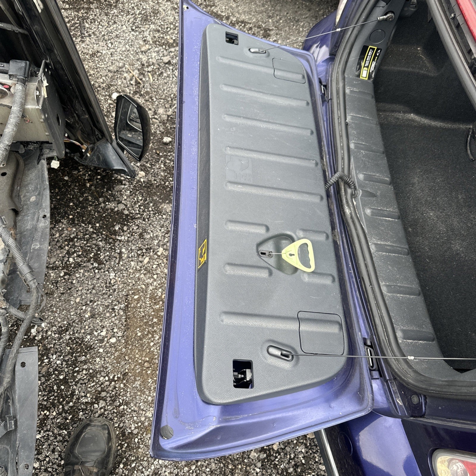 Mini Cooper Convertible Rear Trunk Lid Tailgate Blue 05-08 R52