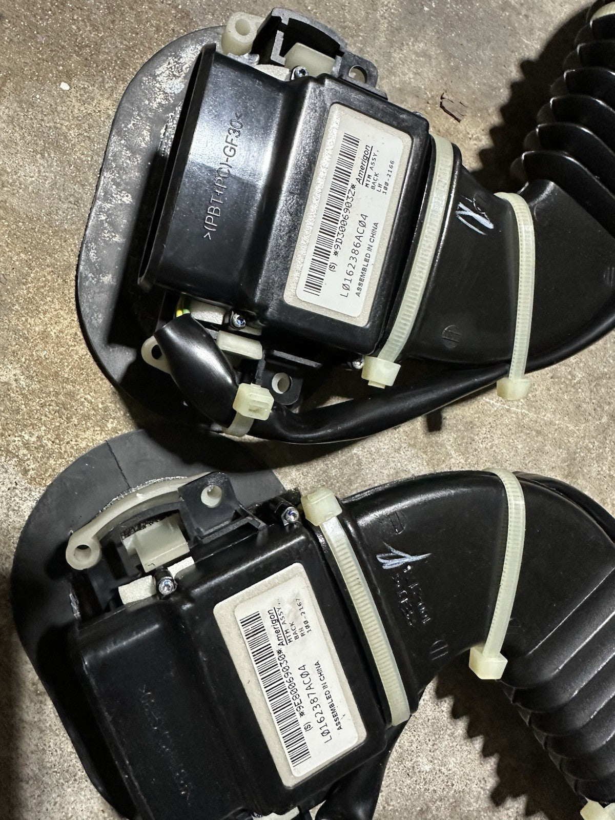 10-19 Jaguar XJL X351 Rear Left & Right  Seat Cooling Fan Set Complete OEM Teste