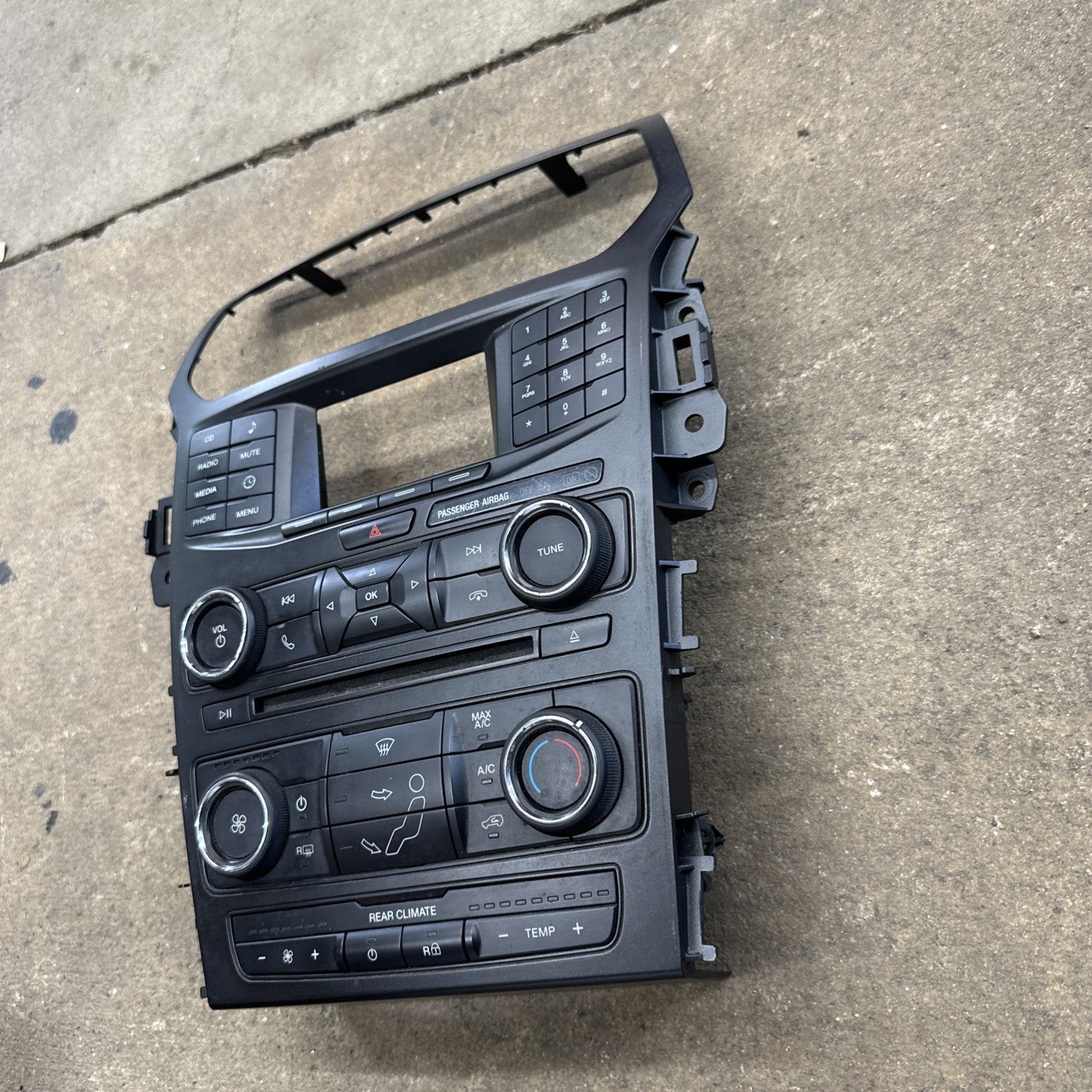 2016-2018 Ford Explorer Radio Control Panel Climate Panel - GB5T-18A802-AD OEM