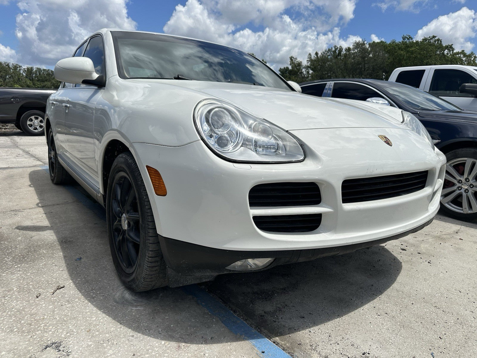 2003-2006 PORSCHE CAYENNE - Right Passenger Fender White OEM  95550303201