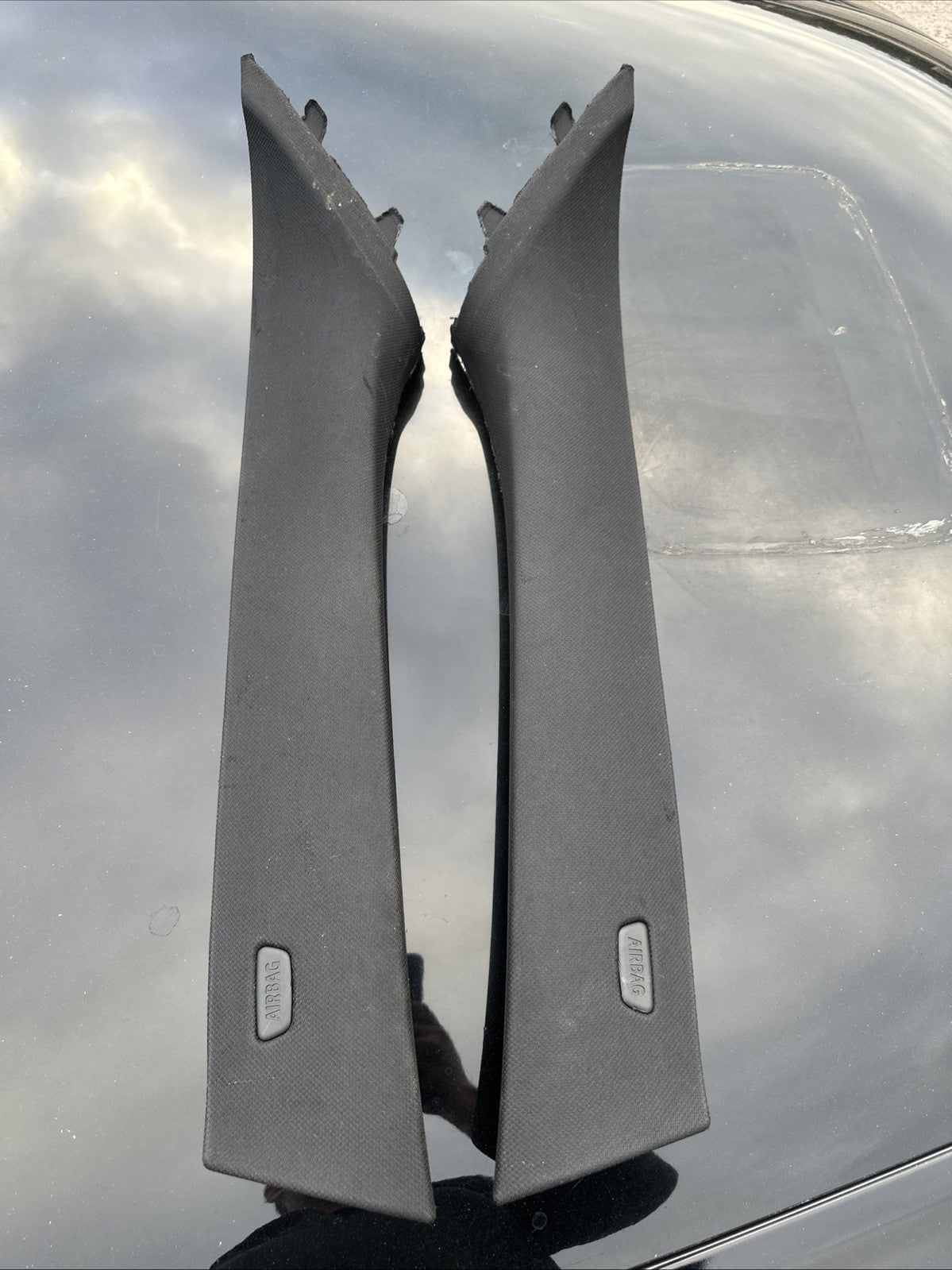 2014-2018 BMW X5 F15 FRONT LEFT SIDE WINDSHIELD A PILLAR COVER TRIM PANEL OEM