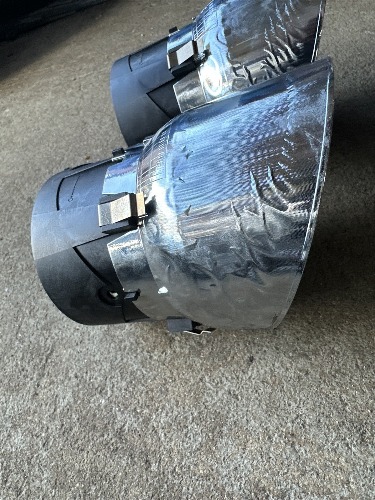 10-19 Jaguar X351 XJ XJR Dash Dashboard Air Conditioning Air Center Vents 2p OEM